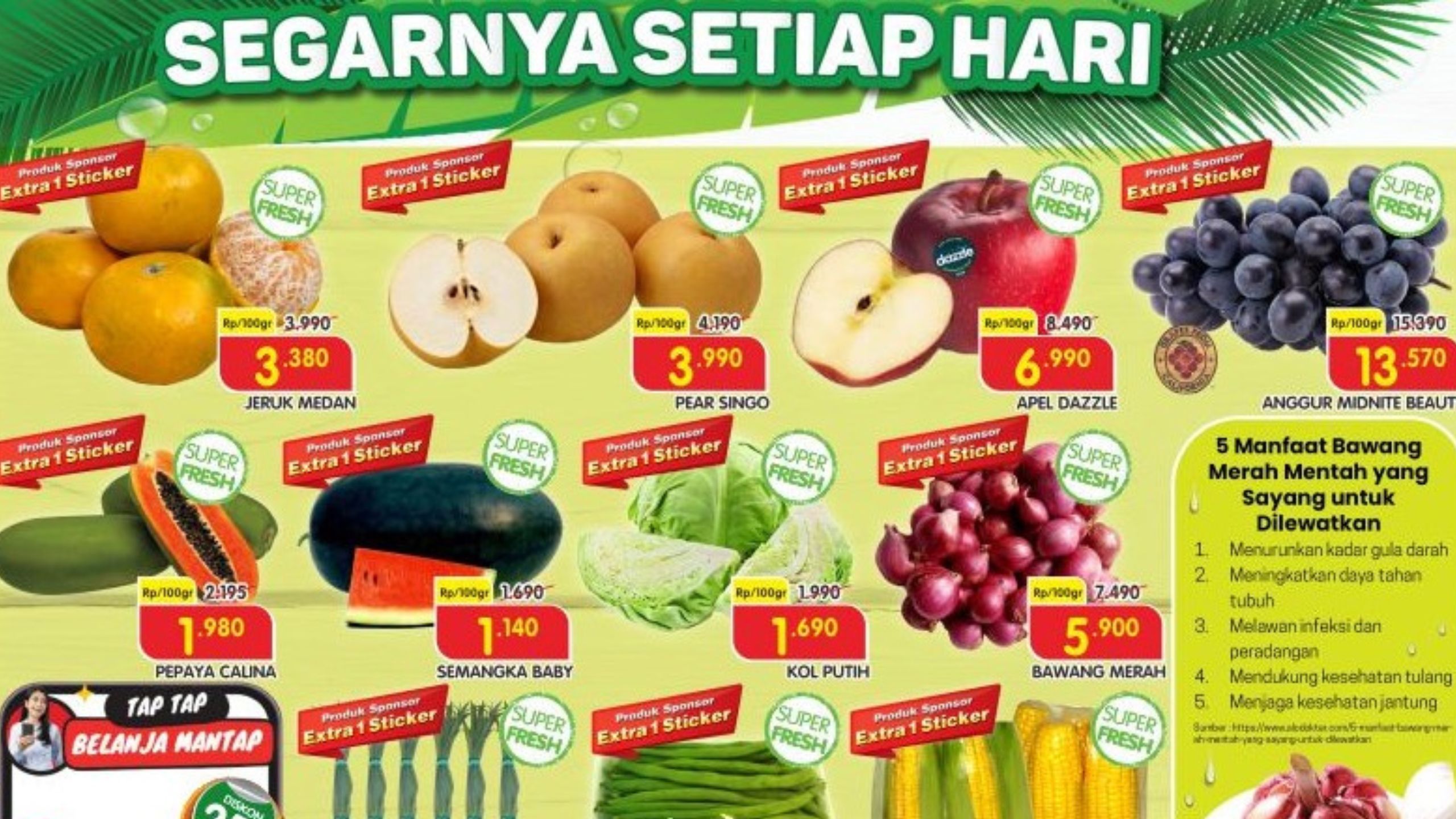 Promo segar 1 Oktober 2025. (superindo)